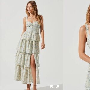 ASTR the LABEL Floral Tiered Maxi Dress